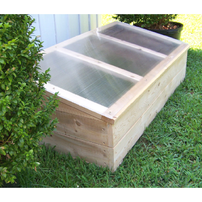 BarHarborCedar 48' W x 24' D Cold Frame & Reviews Wayfair